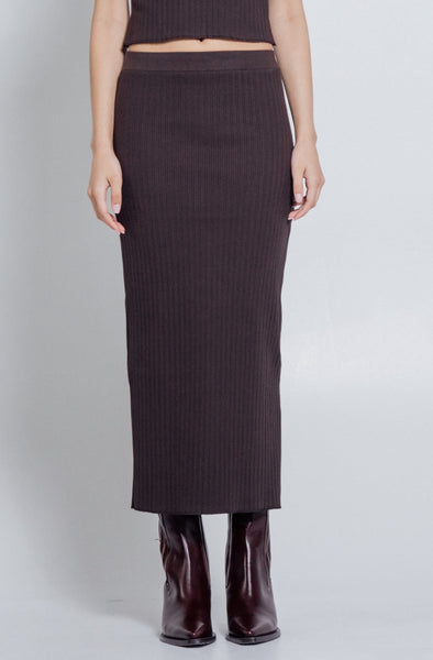 Knit midi skirt outlet 7 inch