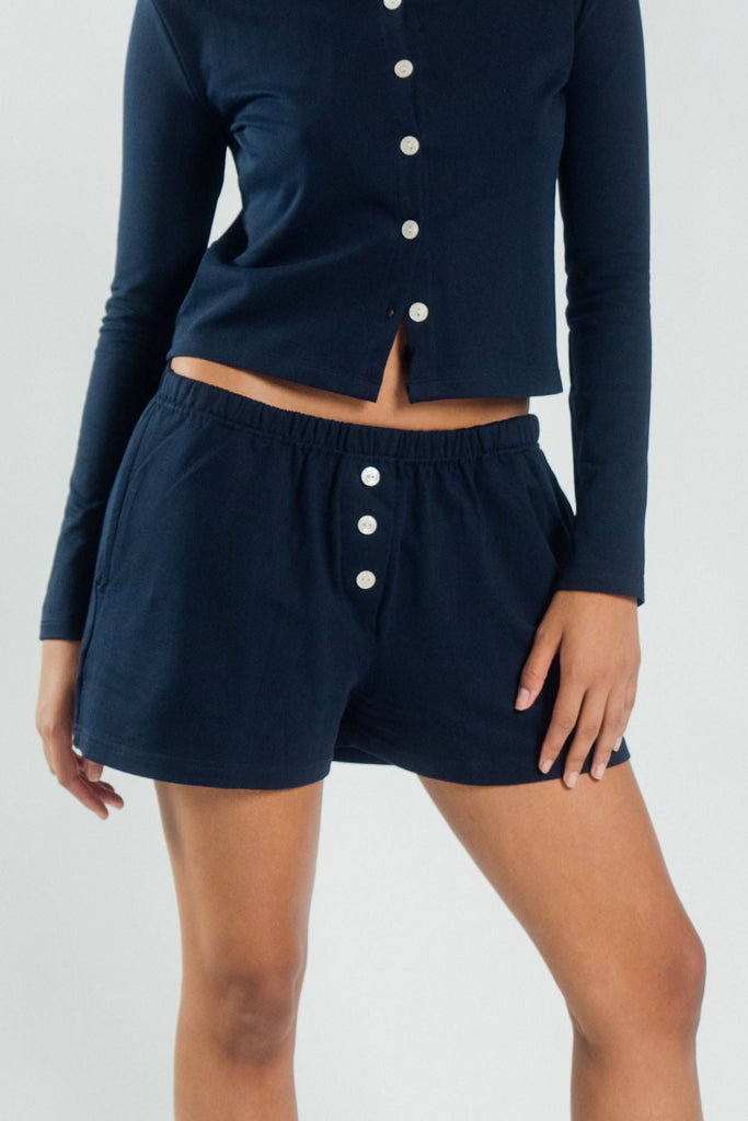 Soft Shorts Navy Blue