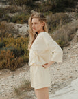 Organic Cotton Lined Shorts Butter