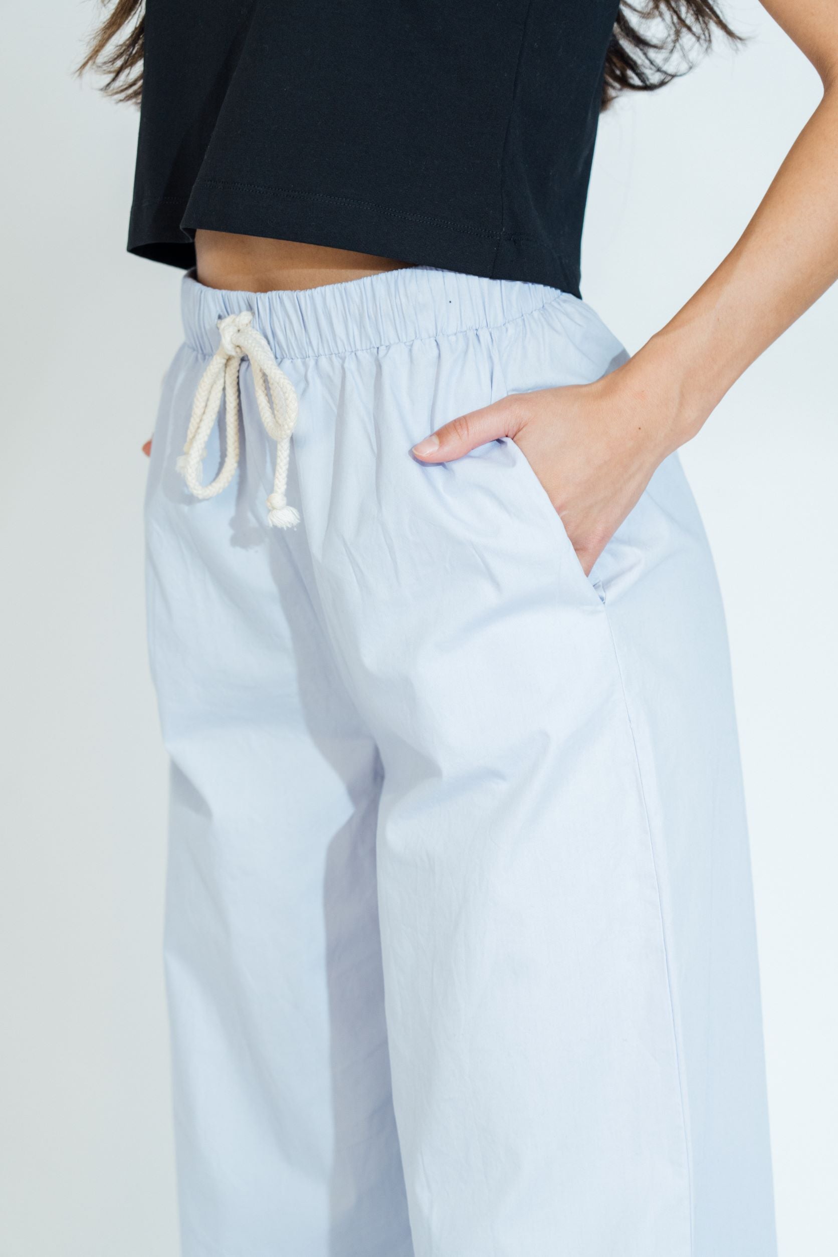 FLORENT LAMBSWOOL WIDE-LEG PANTS-